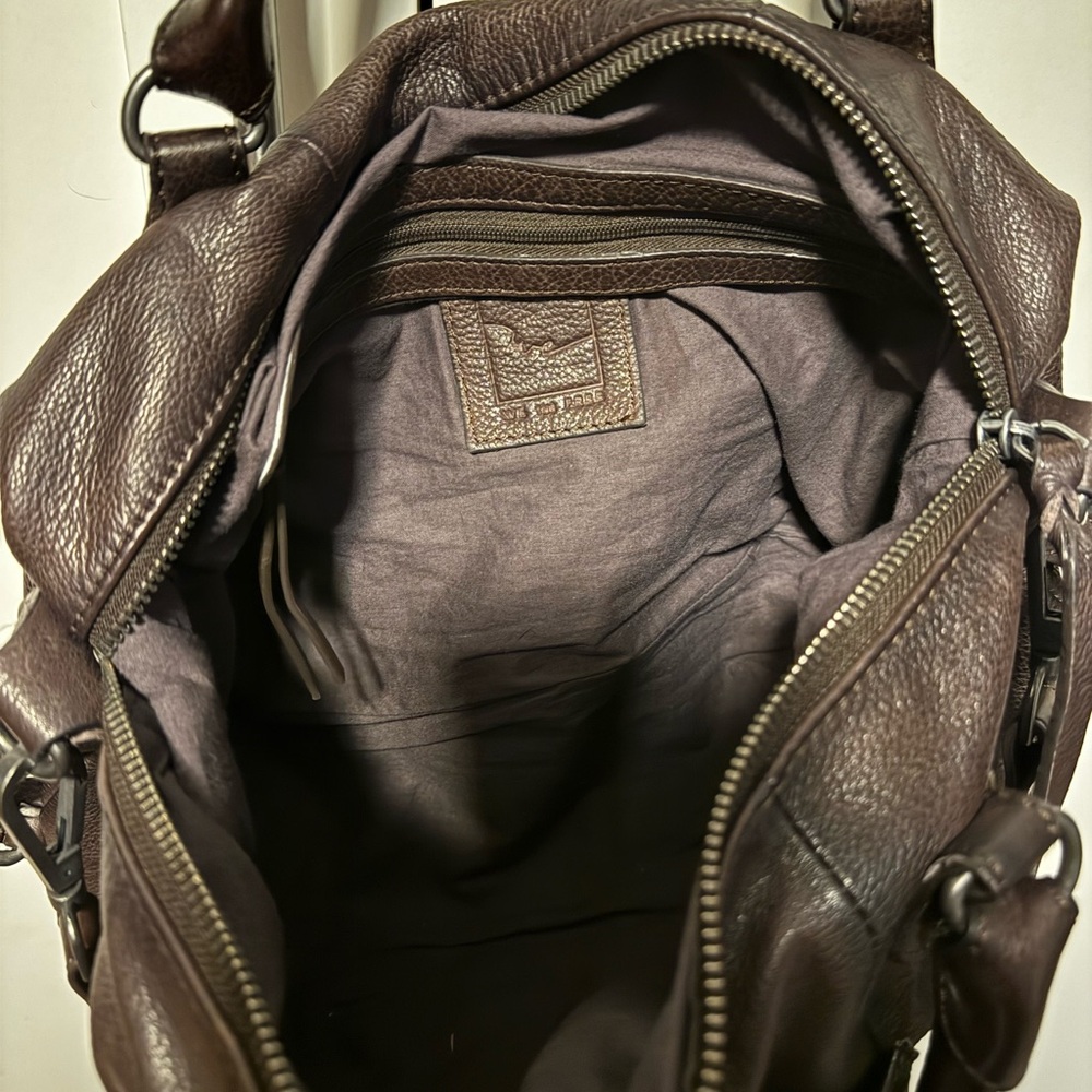 FREE PEOPLE BABY EMERSON TOTE BITTER BARK WE THE FREE Bag Brown - Picture 7 of 8